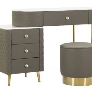 BED BUREAU SHARON GRIJS MET KRUK CM 120X40X75 (AFMETING KRUK Ø36X39) - 142835000G