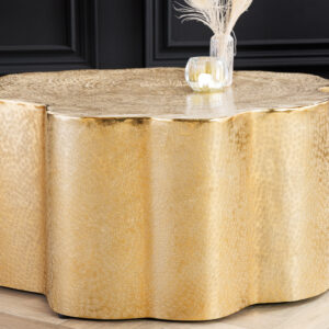 Design salontafel ORGANIC ORIENT 75cm goud handgemaakt - 42740