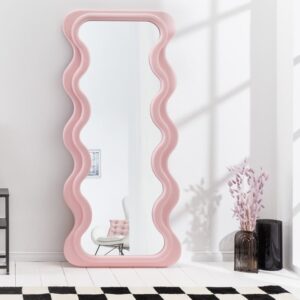 Design wandspiegel CURVY 160cm roze - 43162