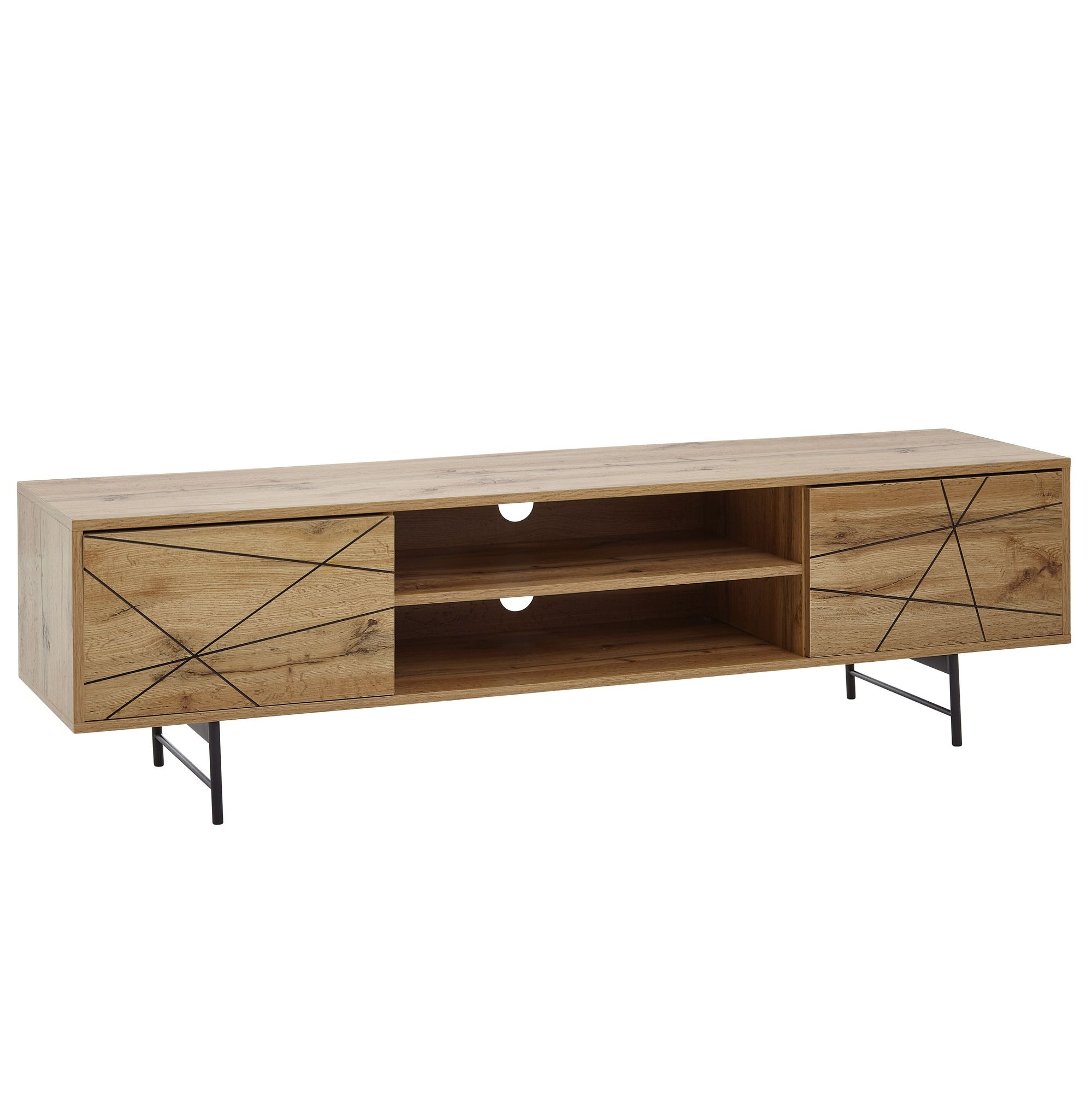Tv-meubel TV- eiken 160 cm breed TV- - WL6.579