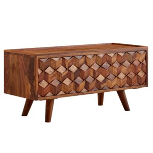 Tv-meubel TV- sheeshamhout 92 cm breed - WL6.558