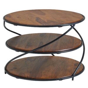 Salontafel bruin sheeshamhout 58 cm - WL6.550