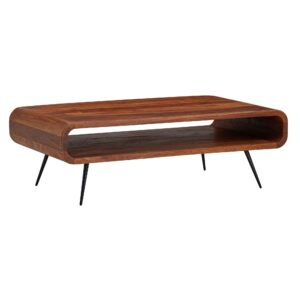 Salontafel bruin sheeshamhout 90 cm - WL6.534