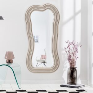 Design wandspiegel ALICE II 100cm pastel grijs - 43164