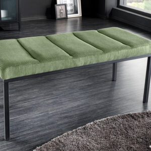 Design bank PETIT BEAUTE 80cm groen koord zwart frame - 43313