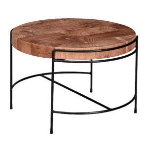 Salontafel acaciahout rond 62 cm - WL6.174