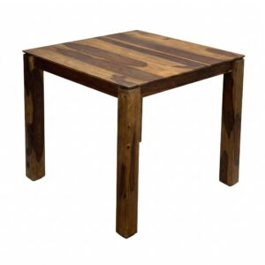 Eettafel sheeshamhout bruin 80x80 cm Bruin - WL7.490