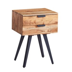 Nachtkastje acaciahout 47x65x35 cm - WL6.156
