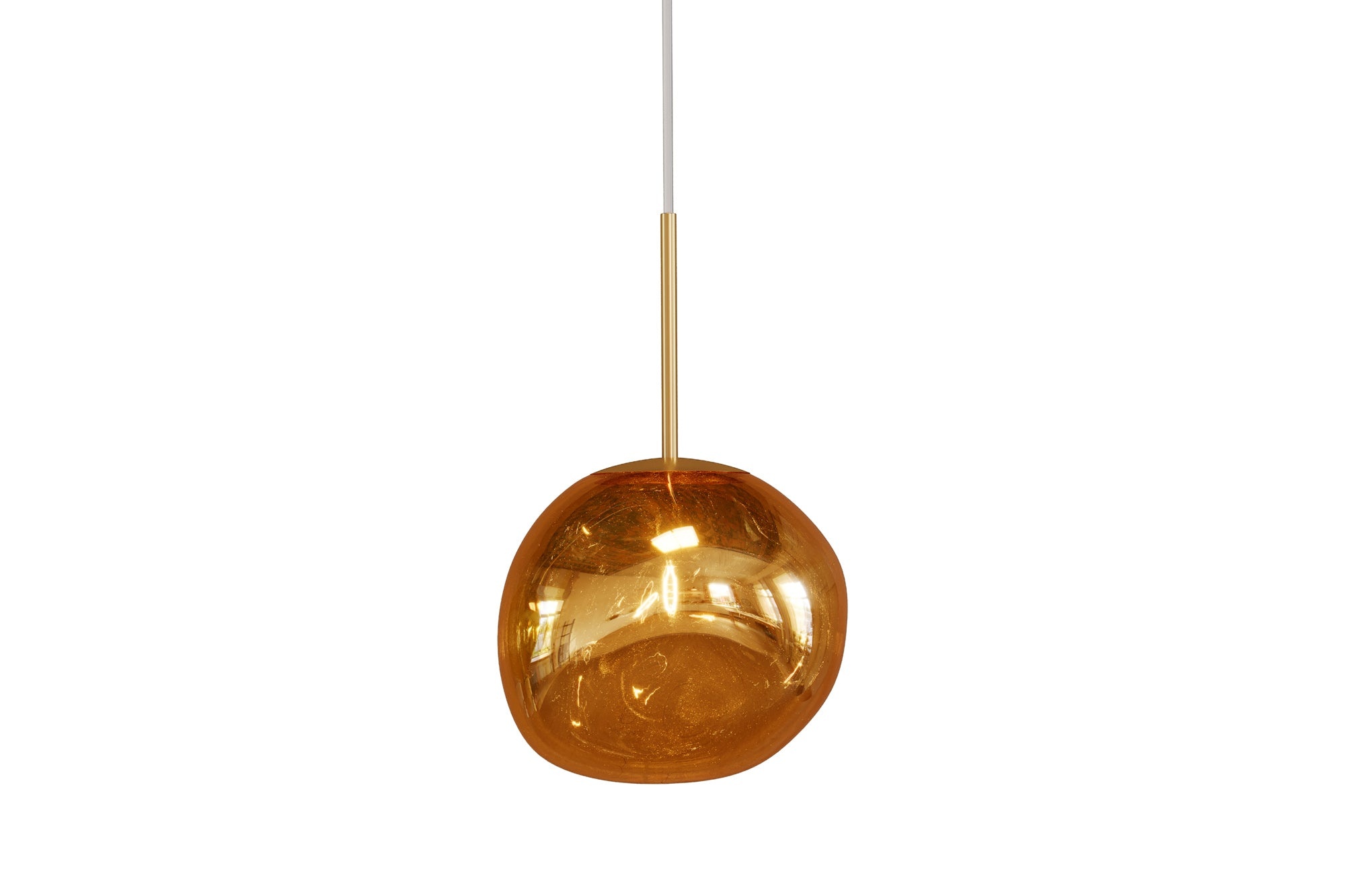 Hanglamp LIQUID DIAMOND 20cm glas goud - 46014