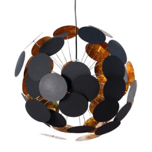 Hanglamp INFINITY HOME 70cm zwart goud - 36226