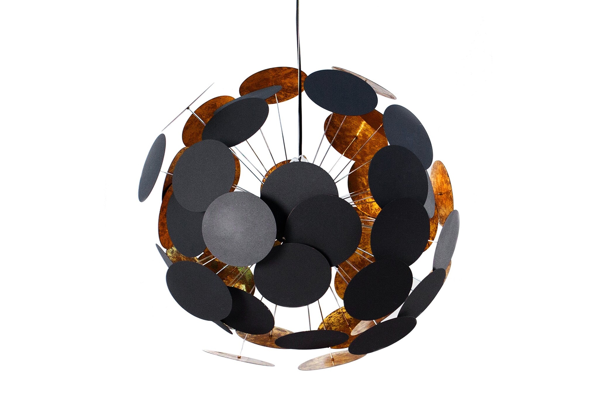 Hanglamp INFINITY HOME 70cm zwart goud - 36226