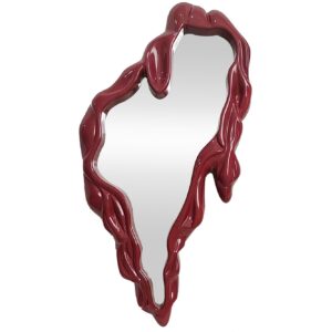 Wandspiegel FLUIDUM 150cm rood - 48183