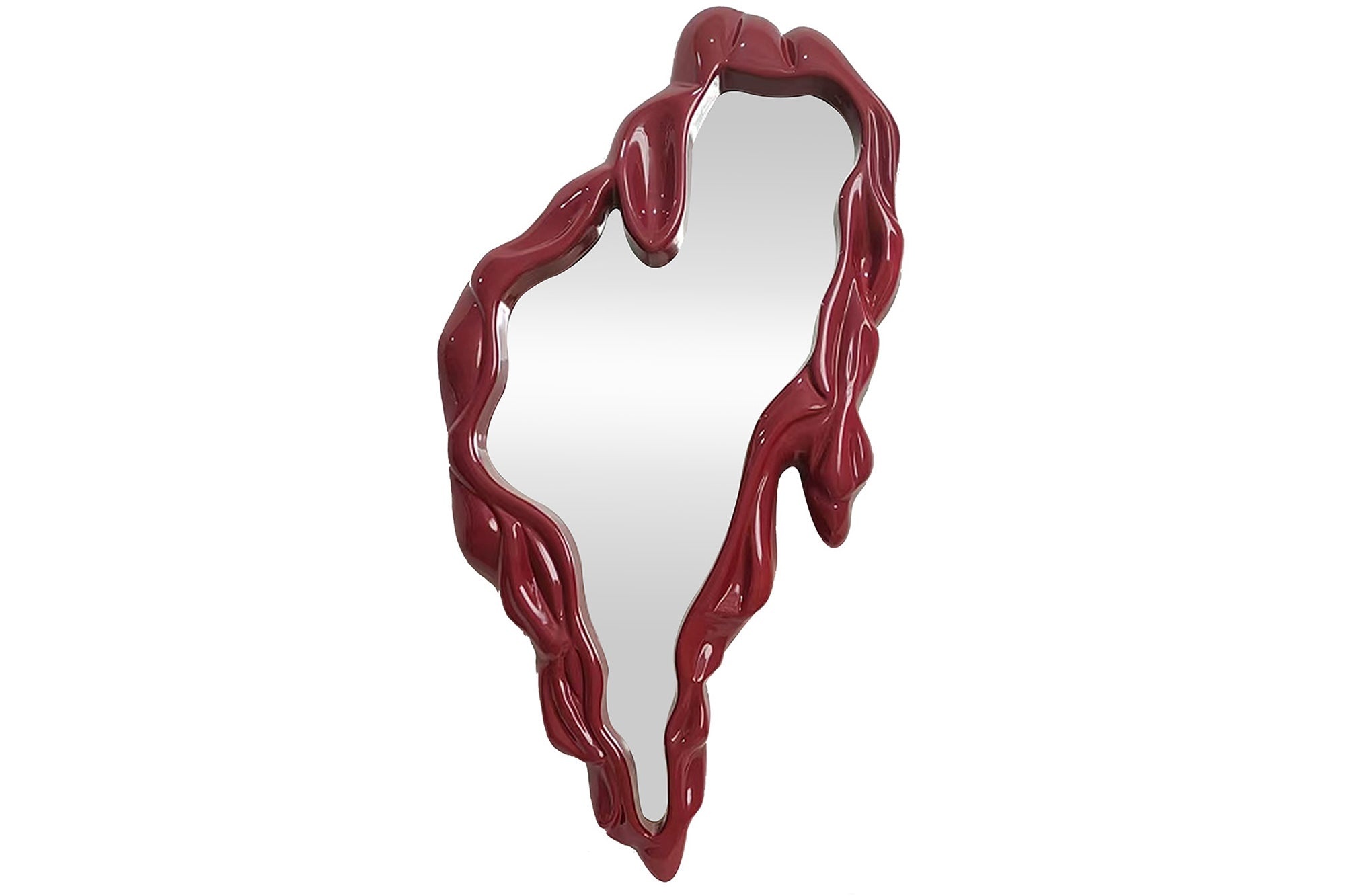 Wandspiegel FLUIDUM 150cm rood - 48183