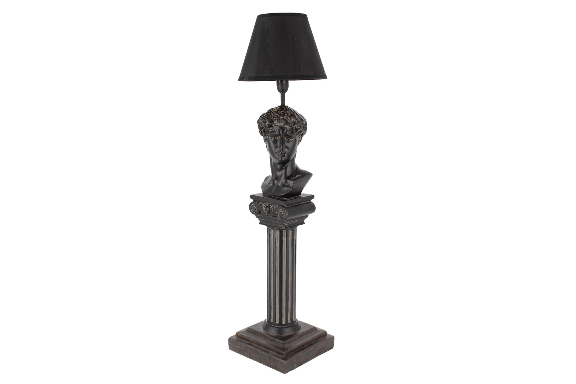 Tafellamp DAVID 70cm sculptuur zwart - 48062