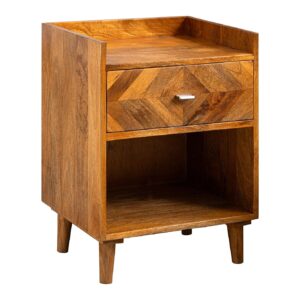 Nachtkastje INFINITY 55cm mango naturel bruin - 47561