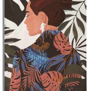 WANDBEDRUKKING/SCHILDERIJ LADY JUNGLE -B- CM 80X2,8X120 - 032236000B