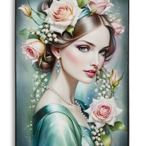 FANTASIE GELAKT CANVAS MET FRAME -A- CM 72X4X102 - 032604000A