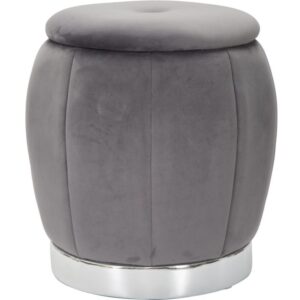 BLADERDEEG/OPSLAG PARIJS GRIGIO/ZILVER CM Ø 43X43 - 14227800PG