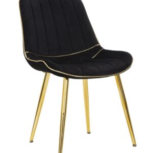 STOEL PARIS NERA/GOUD SET 2 STUKS CM 51X59X79 - 142337000N