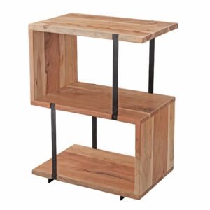 Bijzettafel S-vorm acaciahout 45 cm - WL5.971
