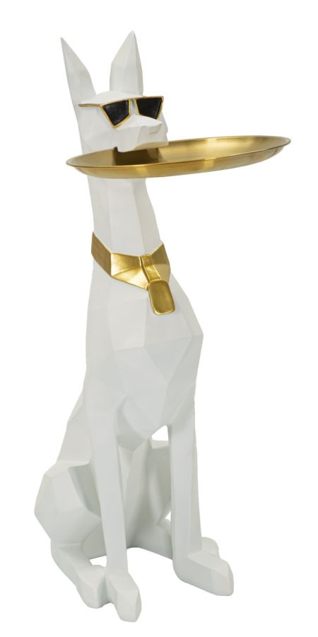 HOND ORY MET DIENBLAD CM 27X51X74 - 120080003