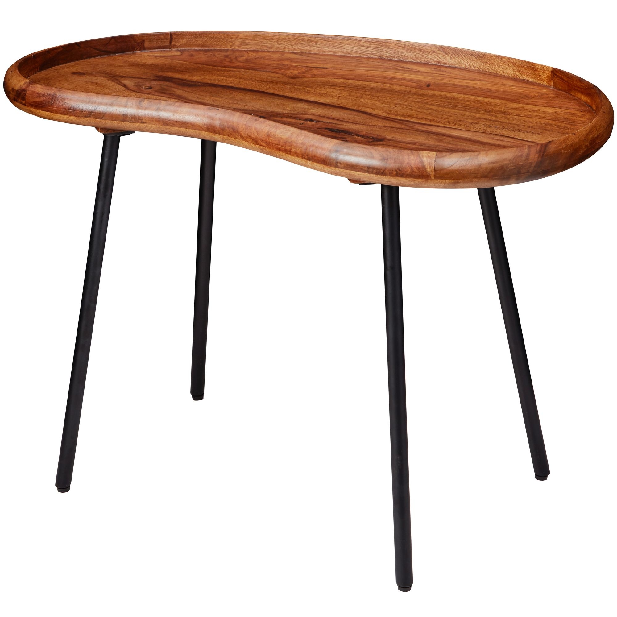 Salontafel sheeshamhout niervorm 71 cm breed - WL5.669