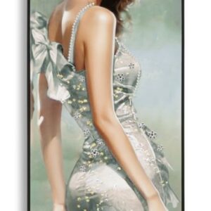 ELEGANT GELAKT CANVAS MET FRAME -H- CM 52X4,5X152 - 032605000A