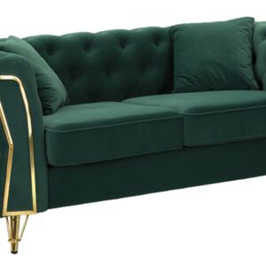 BANK EMY GROEN MET KUSSENSCM 162X83X76 - 14282600DV