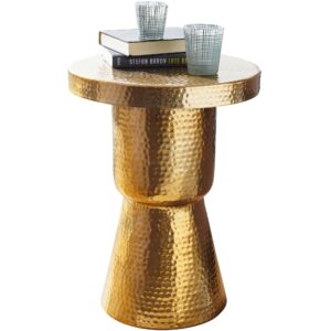 Bijzettafel DELYLA aluminium goud 59 cm hoog - WL5.480