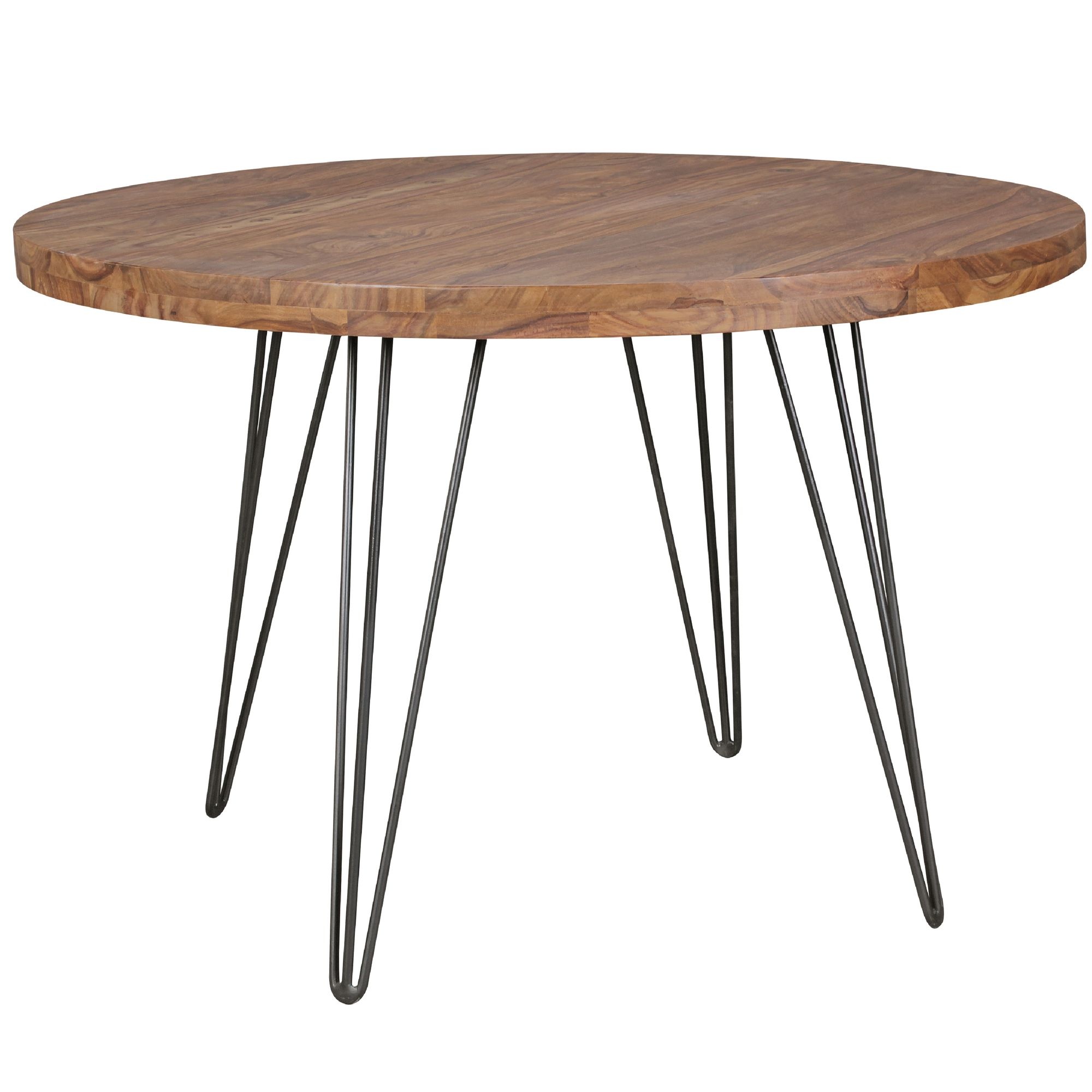 Eettafel sheeshamhout rond 120 cm - WL5.201