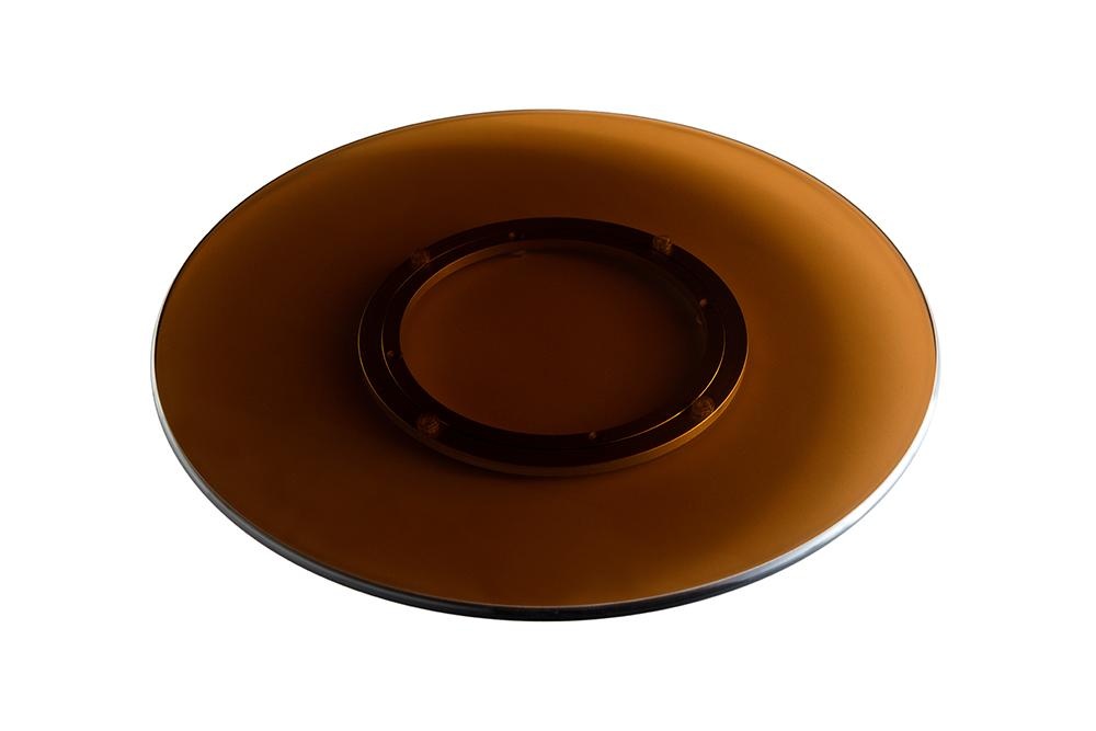 Draaiplateau SERVANT 50cm 360° gehard glas amber - 48219