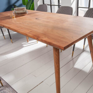 Massieve eettafel MYSTIC LIVING 200cm natuurlijk acacia massief hout - 38419