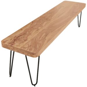 Eetkamerbank BAGLI acaciahout 120 cm - WL1.508