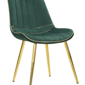 STOEL PARIS VERDE/GOLD SET 2 STUKS CM 51X59X79 - 142337000V