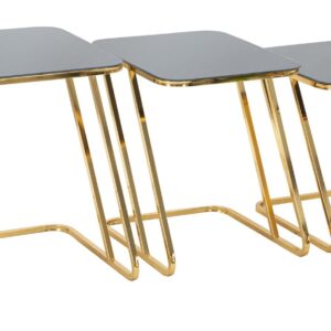 TAFEL EENVOUDIGE SET 3 STUKS CM 44X50,5X55,5-39X49X51-34X47X45 - 1425350000