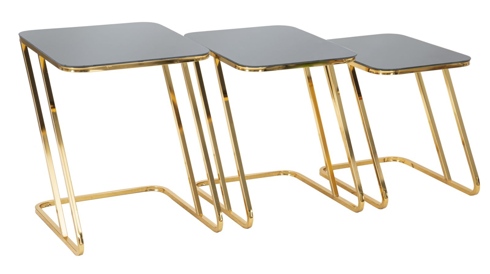 TAFEL EENVOUDIGE SET 3 STUKS CM 44X50,5X55,5-39X49X51-34X47X45 - 1425350000