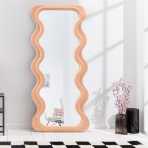 Design Wandspiegel CURVY 160cm abrikoos Pastel Spiegel - 44676