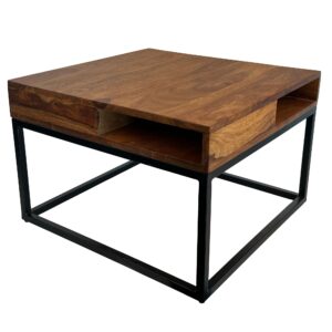 Salontafel sheeshamhout 60x60 cm - WL7.022