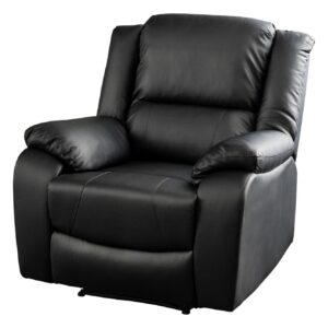 Bioscoopfauteuil HOLLYWOOD kunstleer zwart - 47595