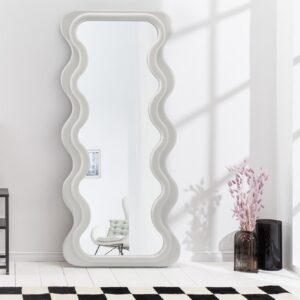Design Wandspiegel CURVY 160cm wit - 45942