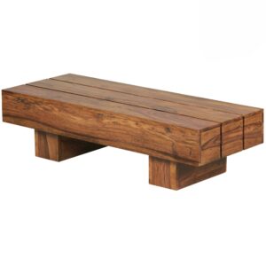 Salontafel sheeshamhout bruin 120 cm breed - WL1.325
