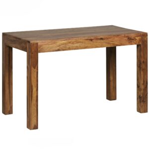 Eettafel MUMBAI sheeshamhout bruin 120 cm - WL1.318