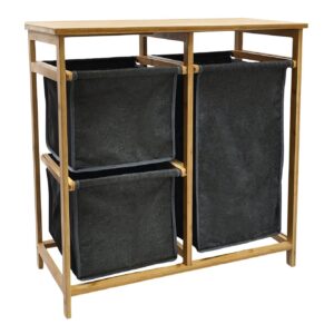 Wasmand LAGOON SPA 70cm bamboe natuurlijk donkergrijs - 48174