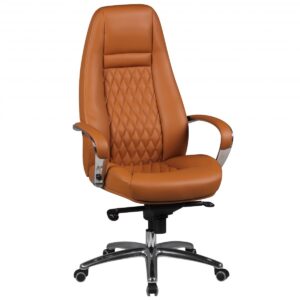 Bureaustoel AUSTIN echt leer caramel - SPM1.299