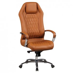 Bureaustoel MONTEREY leer caramel - SPM1.296