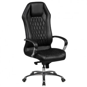 Bureaustoel MONTEREY leer zwart - SPM1.295
