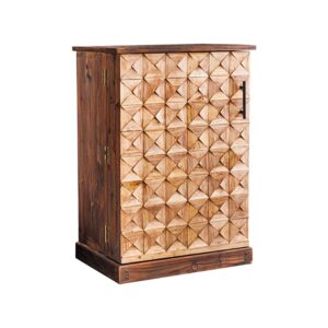 Barcabinet BODEGA 90cm grenenhout naturel - 48169