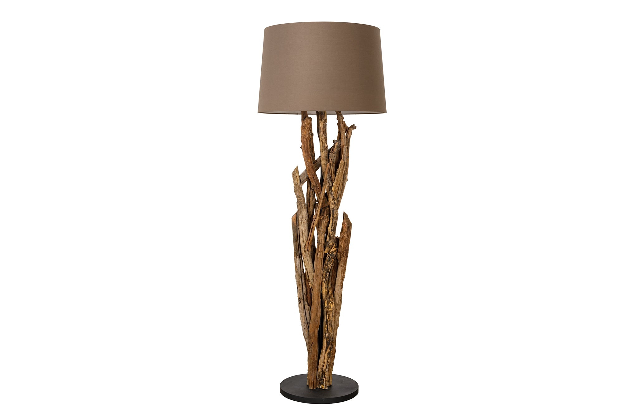 Staande lamp WILD NATURE 150 cm teakhout zonder lampenkap - 42004-1