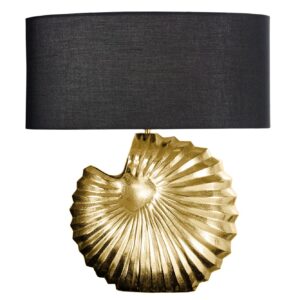 Tafellampframe SHELL goud zonder lampenkap - 42737
