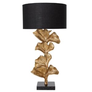 Tafellamp GINKGO 70cm goud zonder kap - 41694